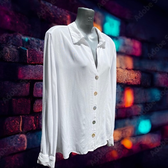 Dynamite Classic white blouse ✔️ - Picture 4 of 8